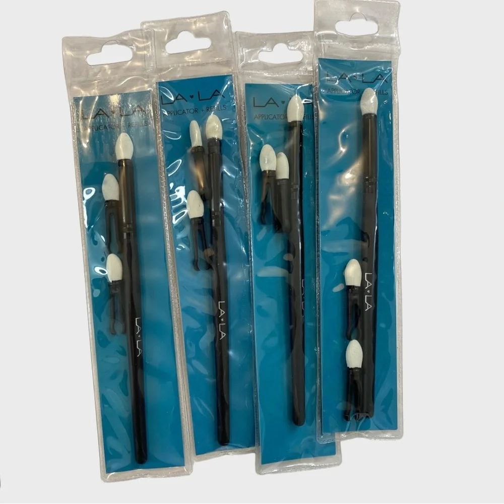 NEW LA LA Cosmetics Set of 14 Makeup Brushes Unused New in Package